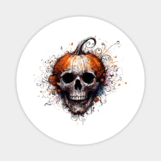 Ghosts of Halloween Canvas Magnet